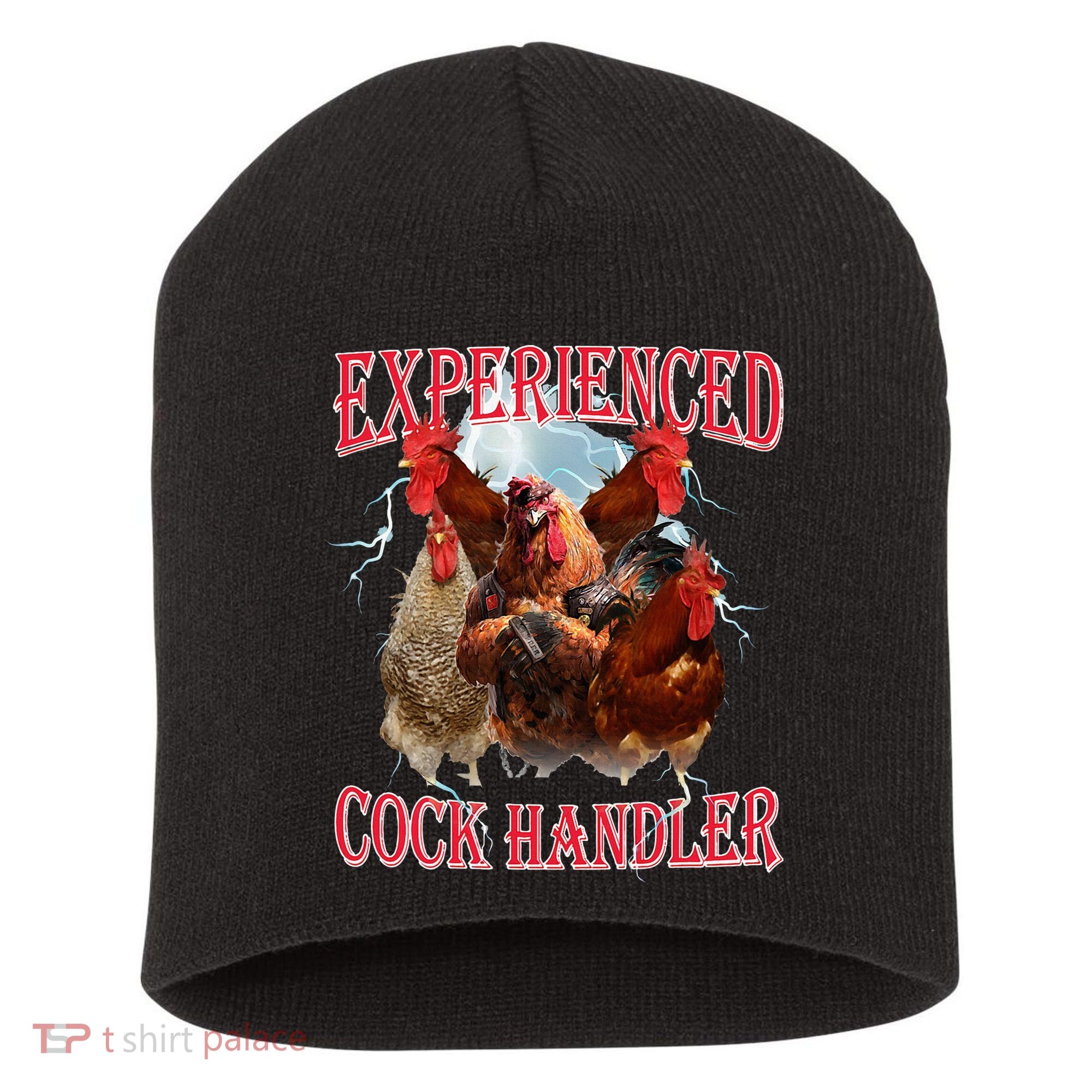 Sayings For Adult Experienced Cock Handler Meme Dank Short Acrylic Beanie
