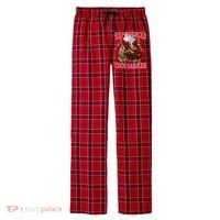 Sayings For Adult Experienced Cock Handler Meme Dank Men's Flannel Plaid Pajama Pants thumb 0