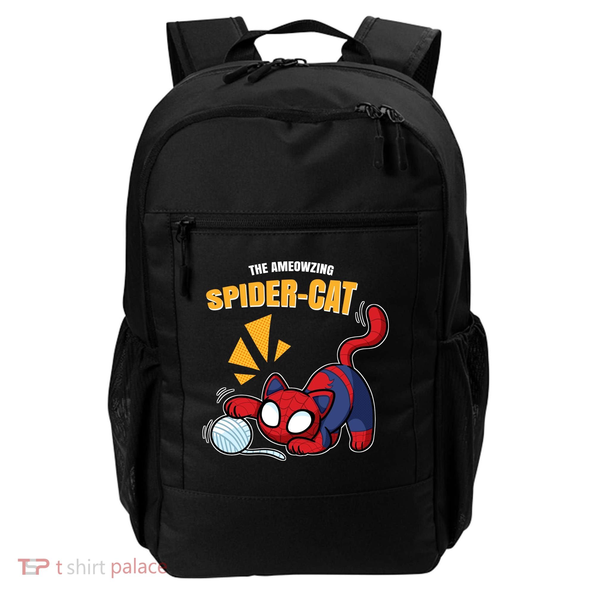 Spider Funny Amazing Spider Cat Meme Backpack