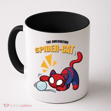 Spider Funny Amazing Spider Cat Meme Coffee Mug