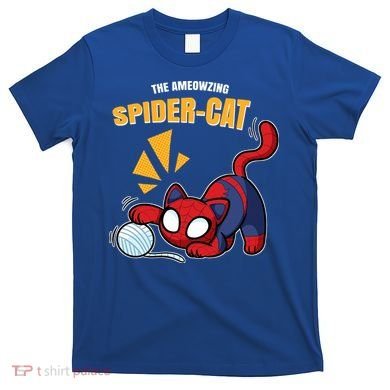 Spider Funny Amazing Spider Cat Meme T-Shirt