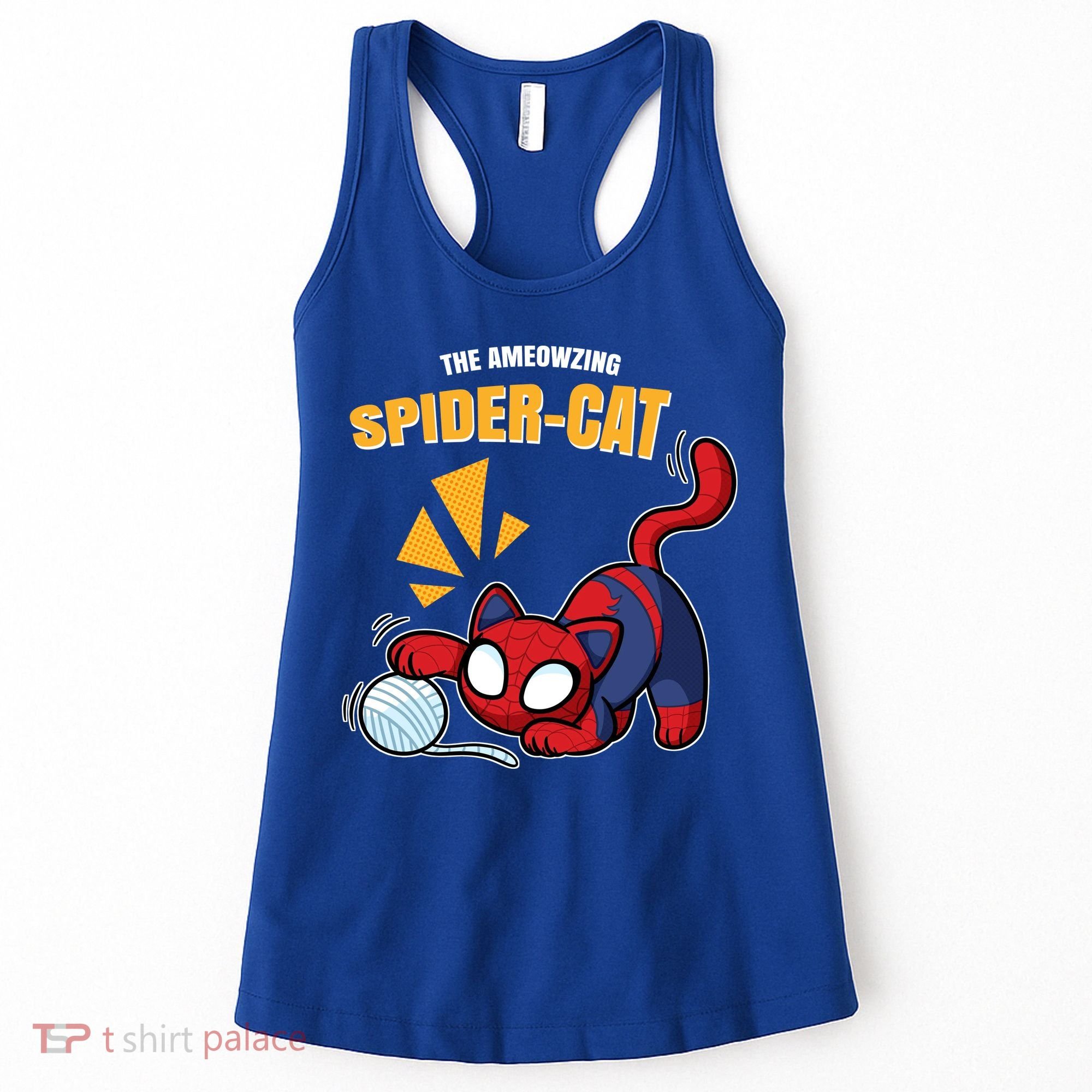 Spider Funny Amazing Spider Cat Meme Women's Tank Top