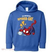 Spider Funny Amazing Spider Cat Meme Toddler Hoodie thumb 0