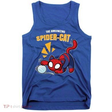 Spider Funny Amazing Spider Cat Meme Tank Top