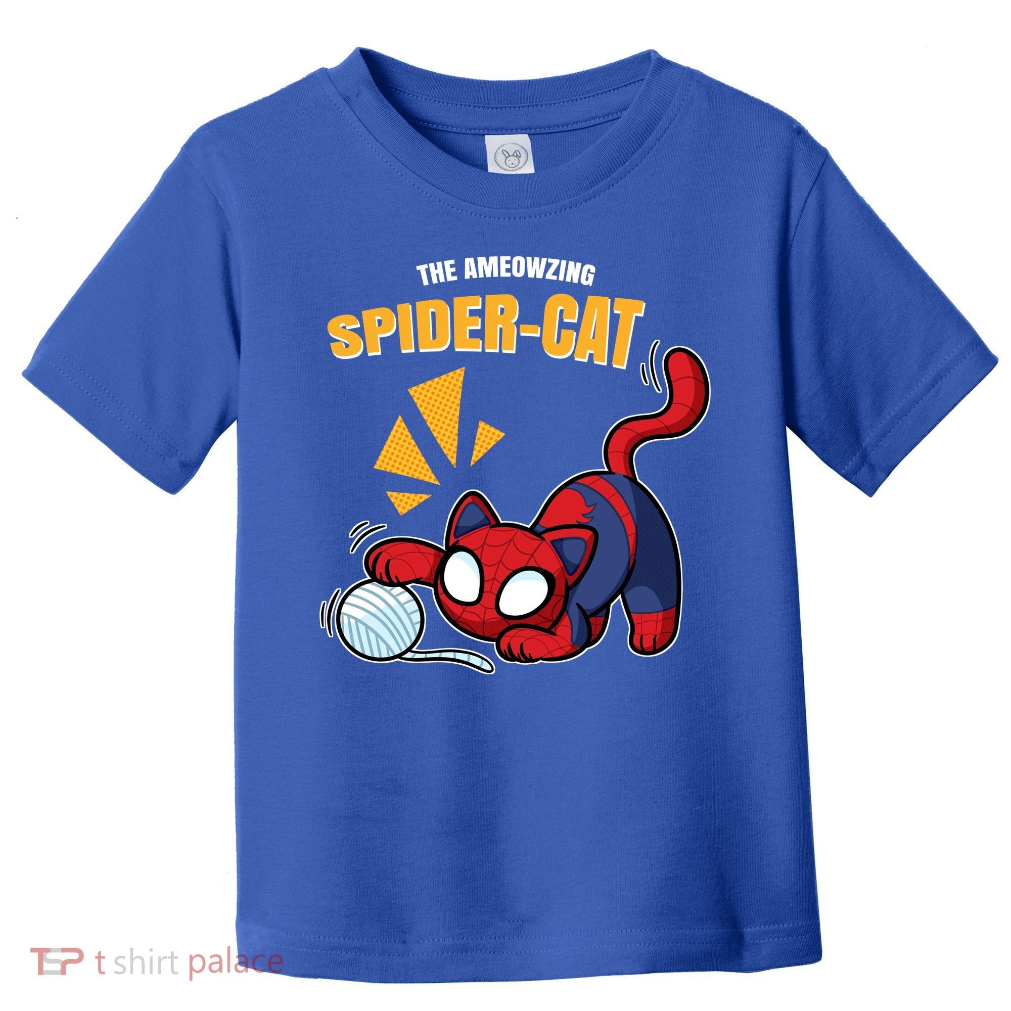 Spider Funny Amazing Spider Cat Meme Toddler T-Shirt
