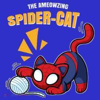 Spider Funny Amazing Spider Cat Meme Visor thumb 3