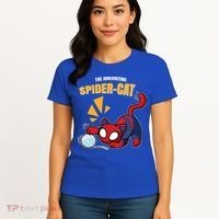 Spider Funny Amazing Spider Cat Meme Women's T-Shirt thumb 4