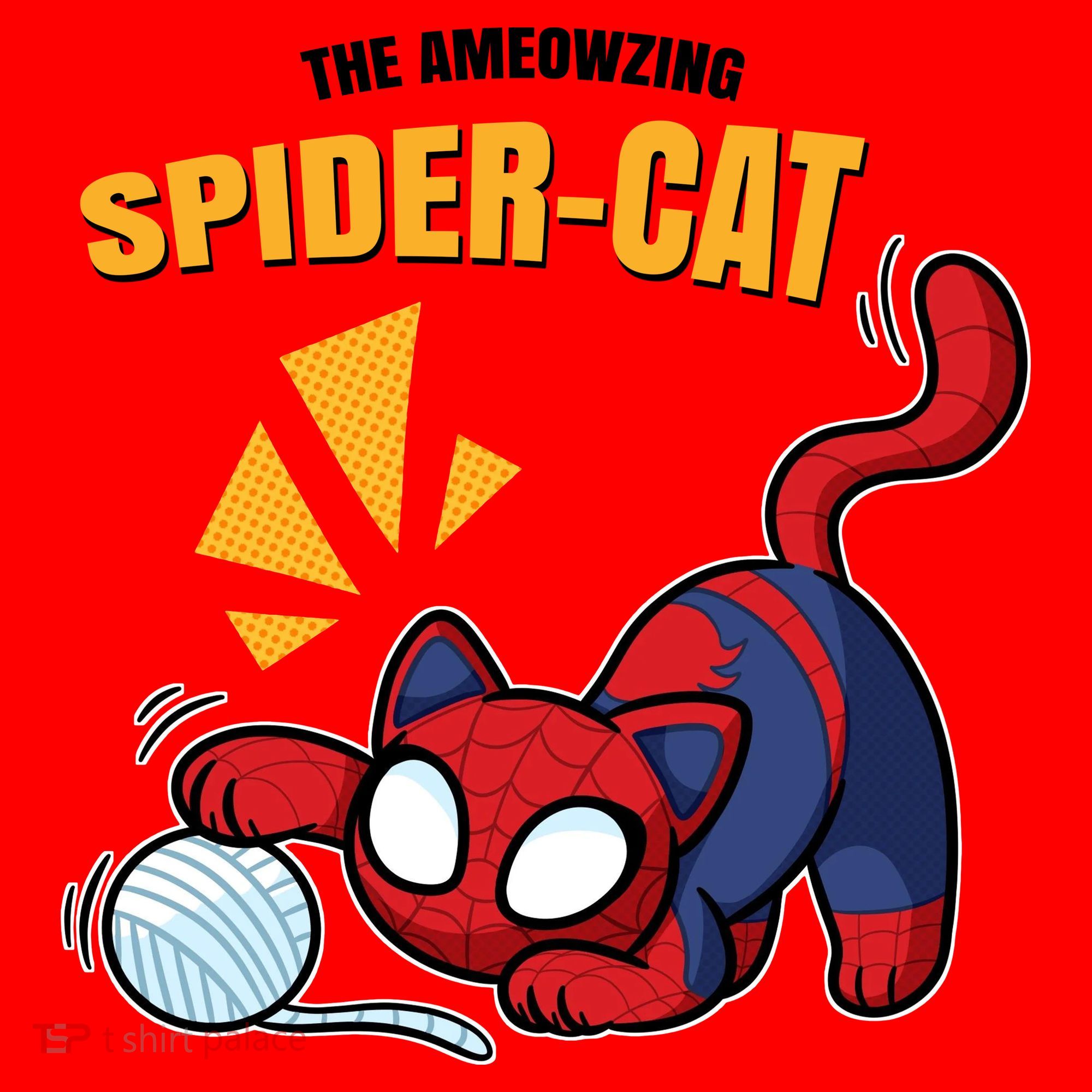 Spider Funny Amazing Spider Cat Meme Santa Hat