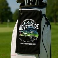 Sport Fishing Adventure Golf Towel thumb 2