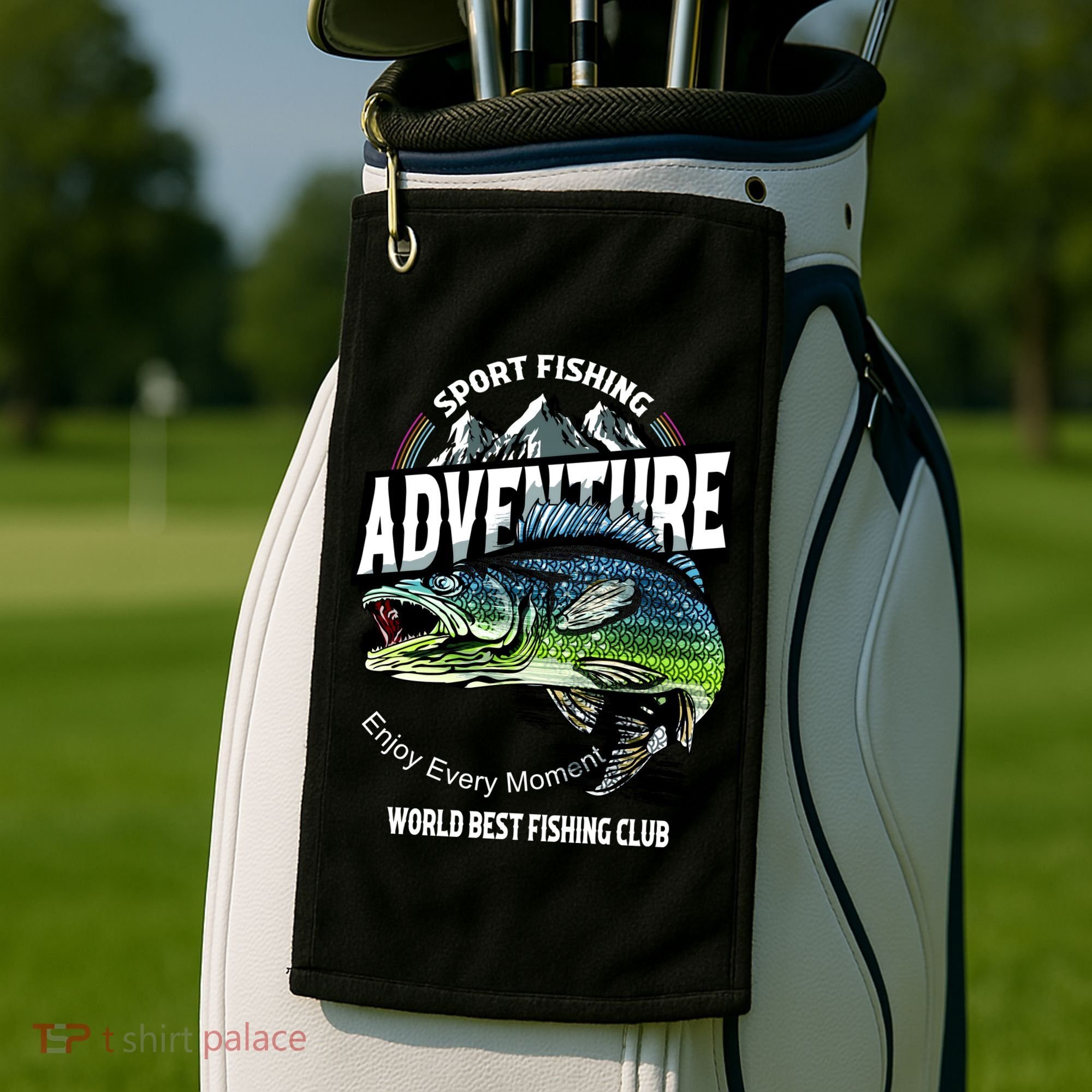Sport Fishing Adventure Golf Towel