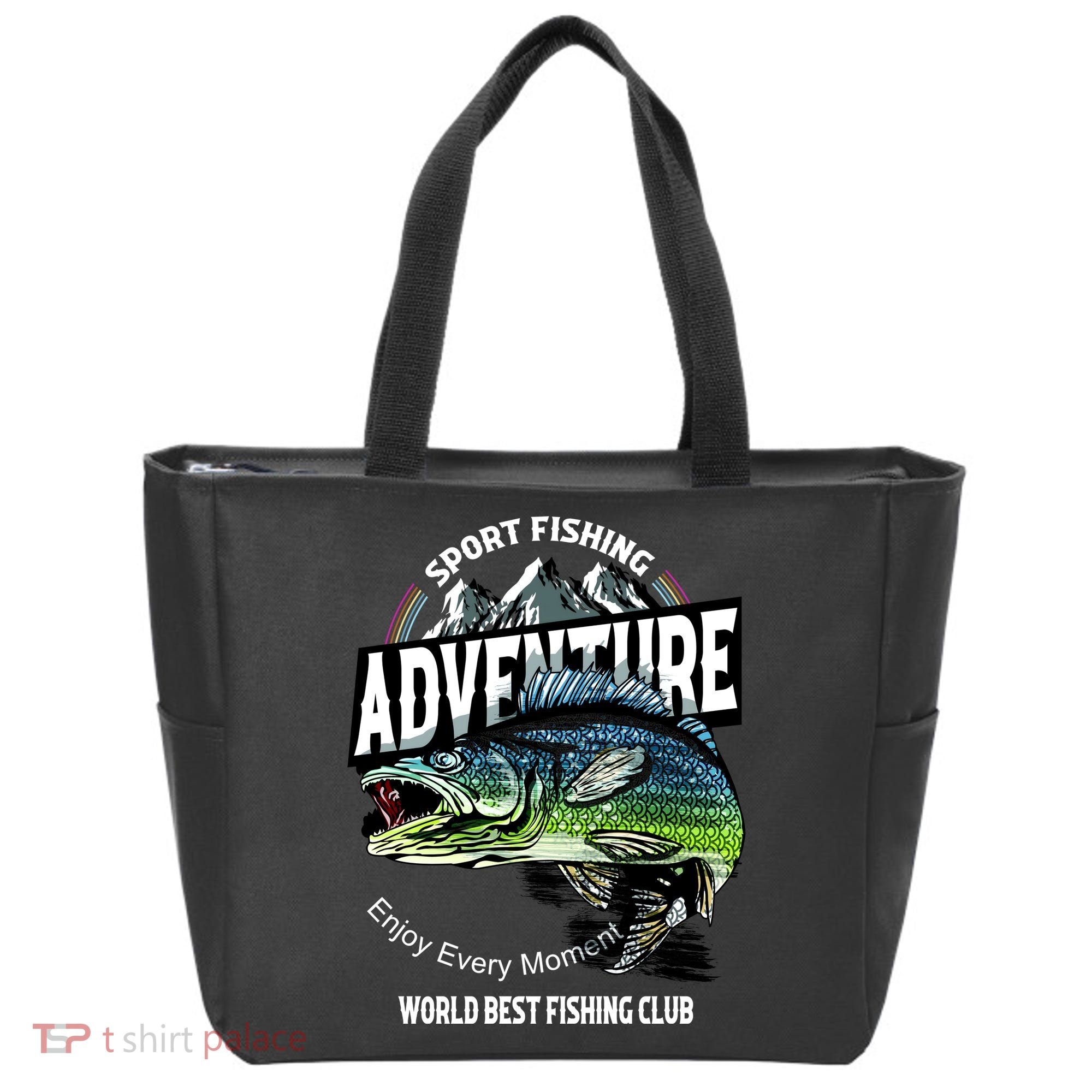 Sport Fishing Adventure Tote Bag