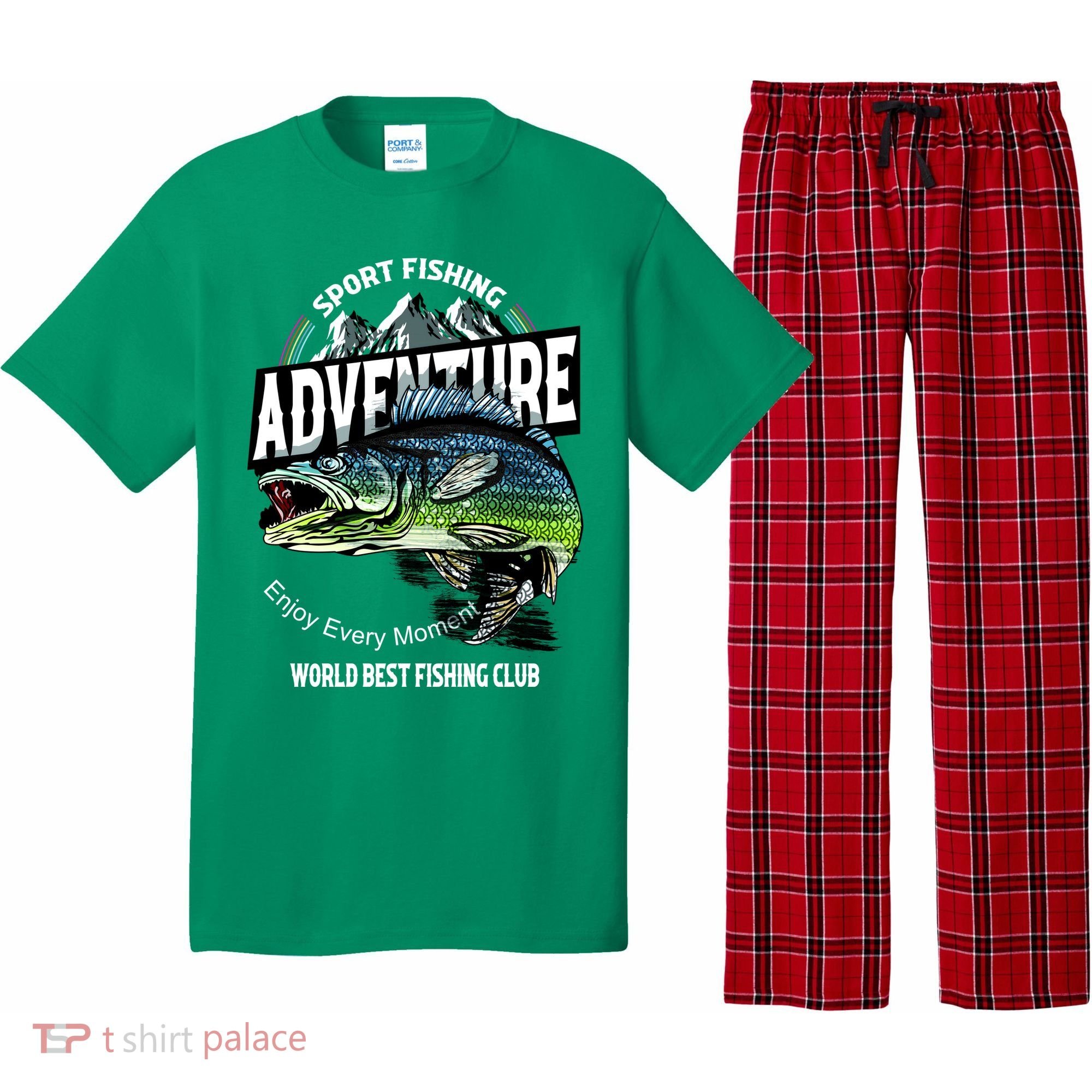 Sport Fishing Adventure Pajama Set