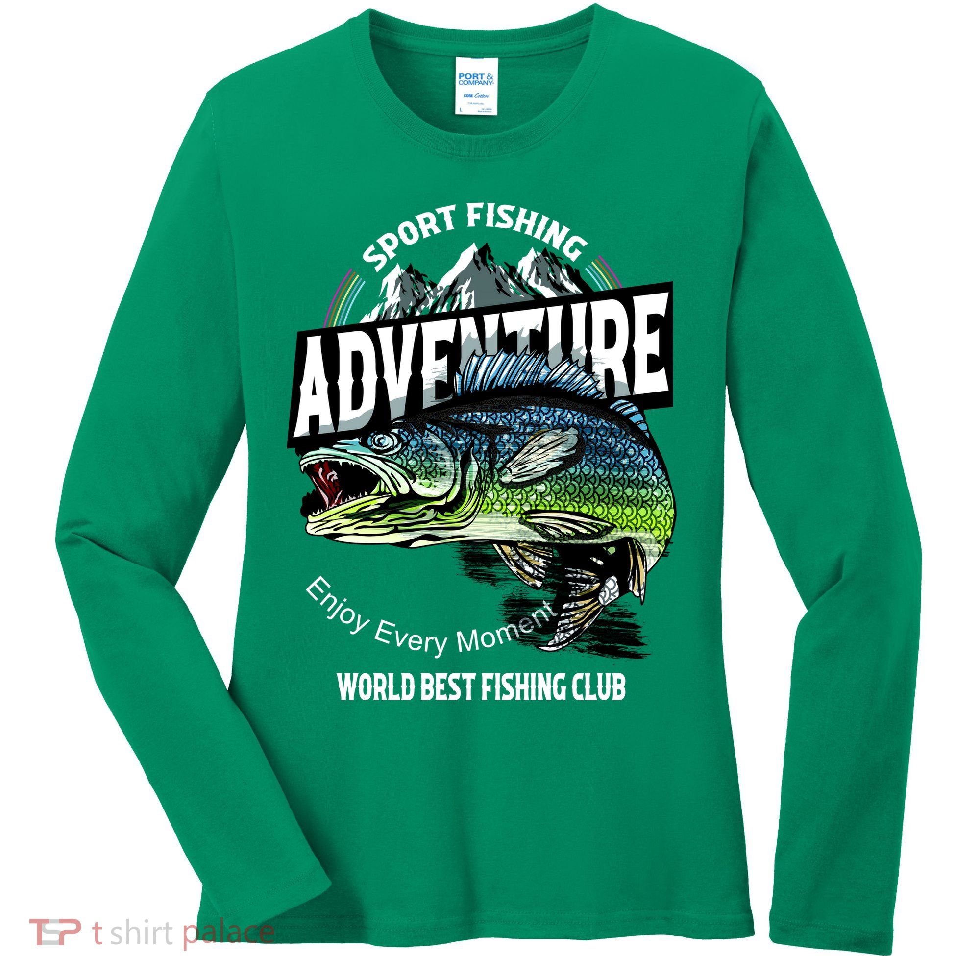 Sport Fishing Adventure Women's Long Sleeve Shirt