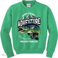 Sport Fishing Adventure Kids Sweatshirt thumb 0
