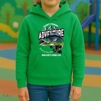 Sport Fishing Adventure Kids Hoodie thumb 3