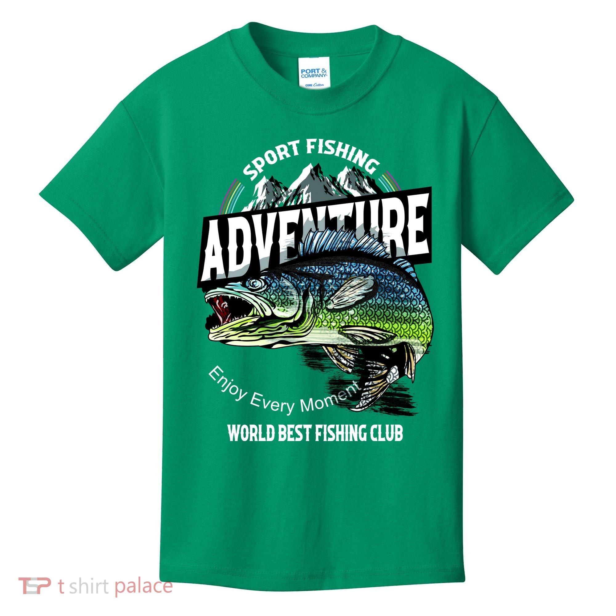 Sport Fishing Adventure Kids T-Shirt