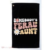 SomebodyS Feral Aunt Golf Towel thumb 0