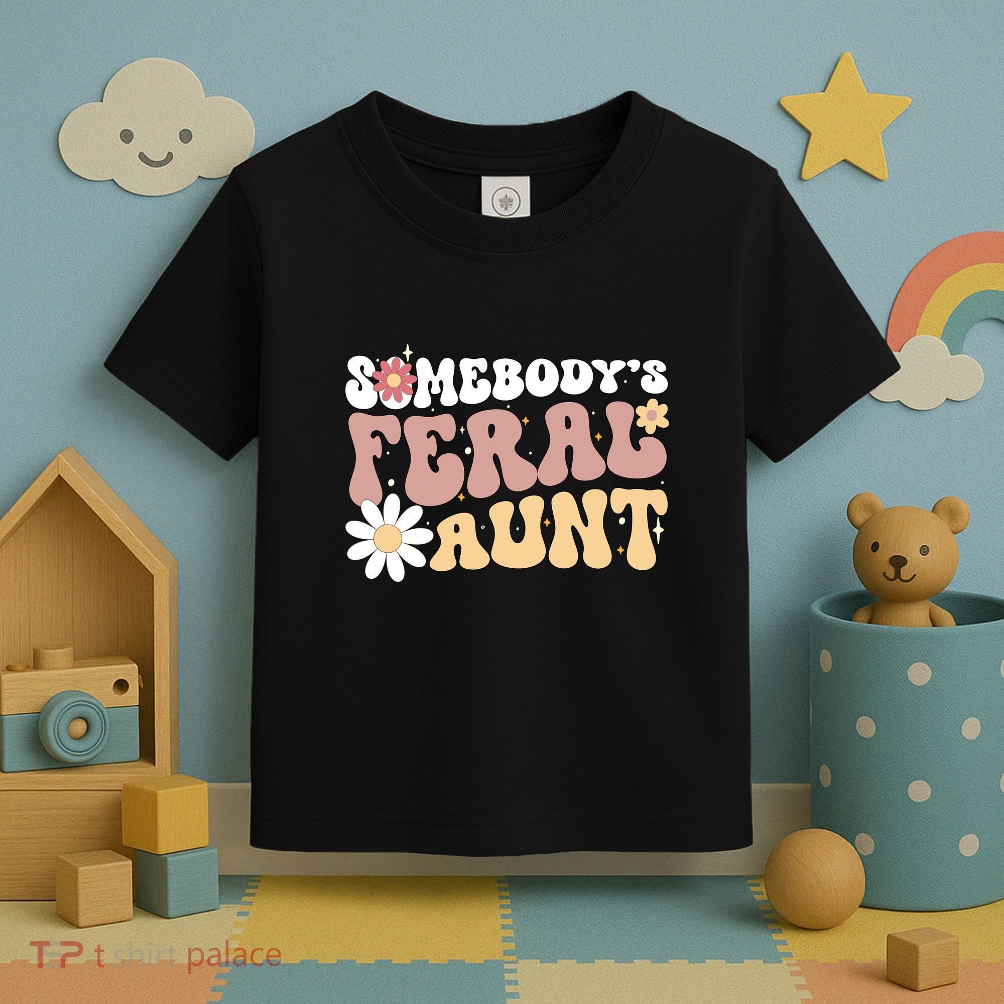 SomebodyS Feral Aunt Toddler T-Shirt