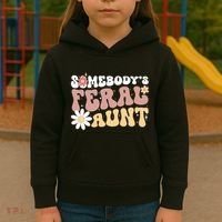 SomebodyS Feral Aunt Kids Hoodie thumb 3