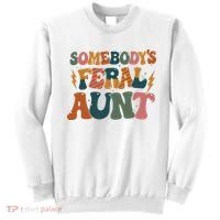 Somebodys Feral Aunt Auntie Family Sweatshirt thumb 0