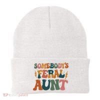 Somebodys Feral Aunt Auntie Family Beanie thumb 0