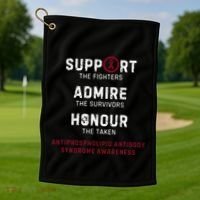Support Fighters Antiphospholipid Antibody Syndrome Golf Towel thumb 1