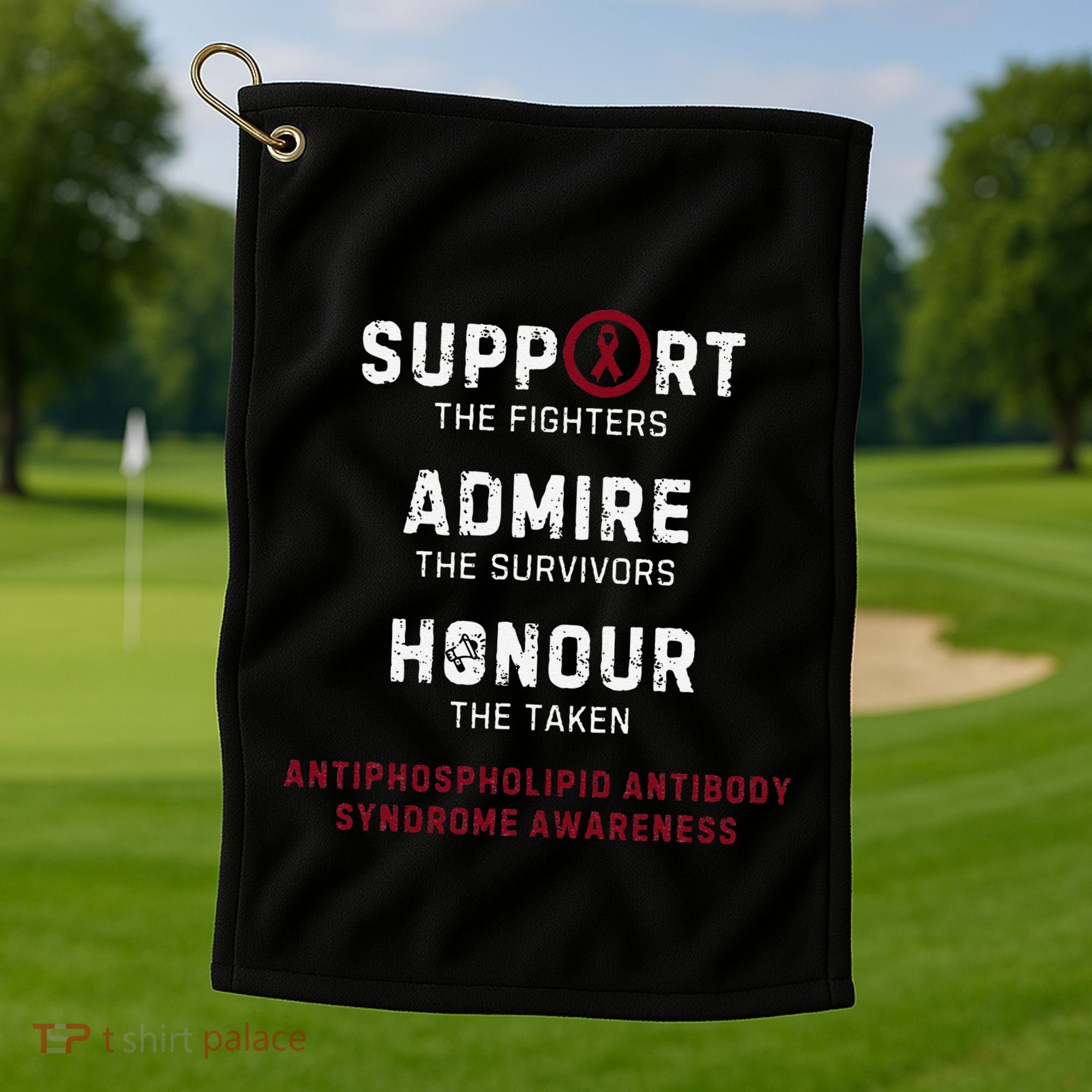 Support Fighters Antiphospholipid Antibody Syndrome Golf Towel