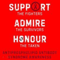 Support Fighters Antiphospholipid Antibody Syndrome Santa Hat thumb 1