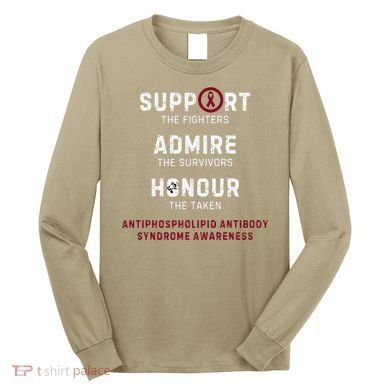 Support Fighters Antiphospholipid Antibody Syndrome Long Sleeve Shirt
