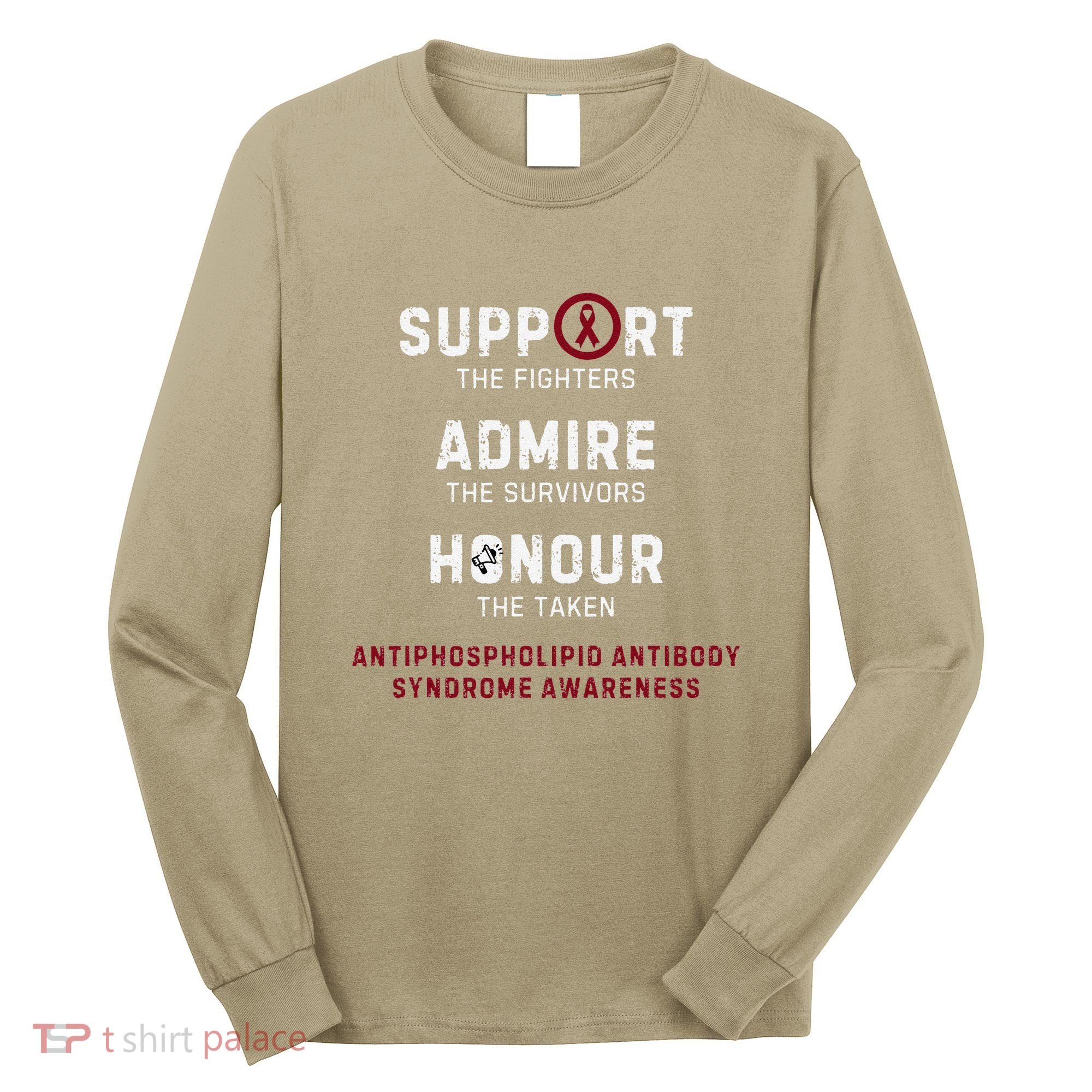 Support Fighters Antiphospholipid Antibody Syndrome Long Sleeve Shirt