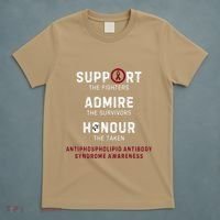 Support Fighters Antiphospholipid Antibody Syndrome T-Shirt thumb 5