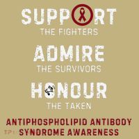 Support Fighters Antiphospholipid Antibody Syndrome Kids T-Shirt thumb 2