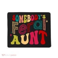 Somebody's Feral Aunt Groovy Mothers' Day Mom Aunt Mousepad thumb 0