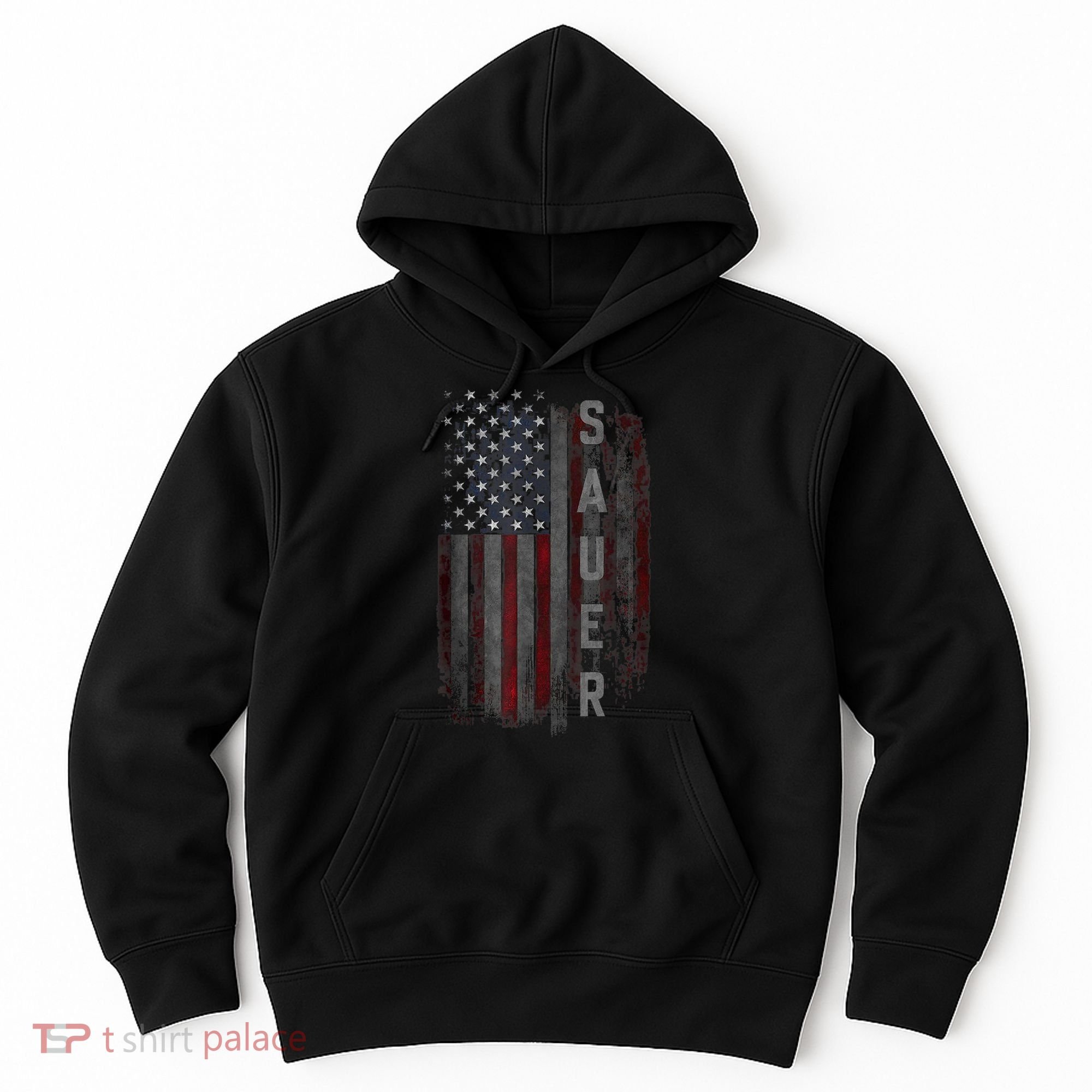 Sauer Family American Flag Hoodie