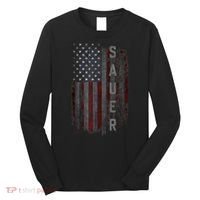 Sauer Family American Flag Long Sleeve Shirt thumb 0
