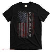 Sauer Family American Flag T-Shirt thumb 0