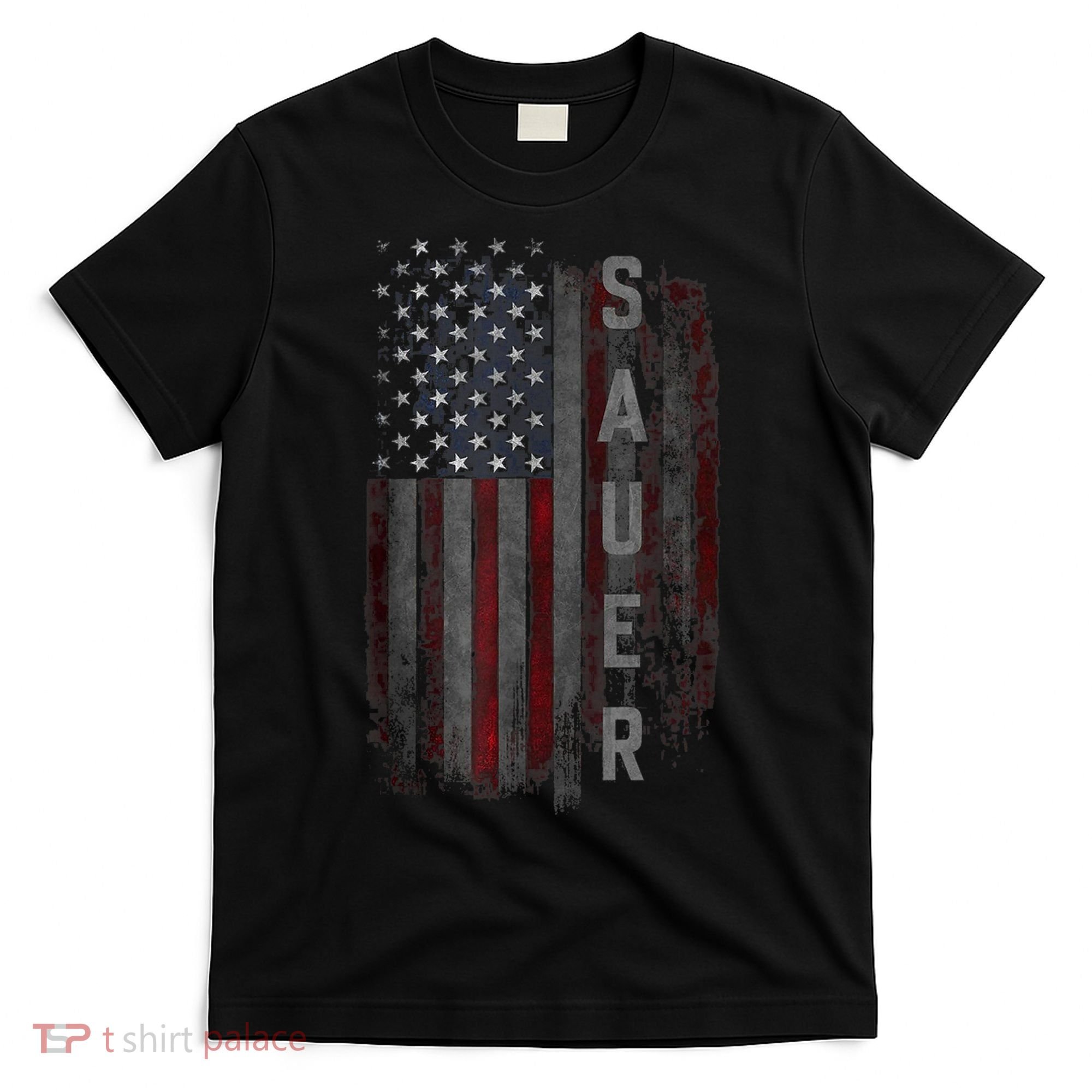 Sauer Family American Flag T-Shirt