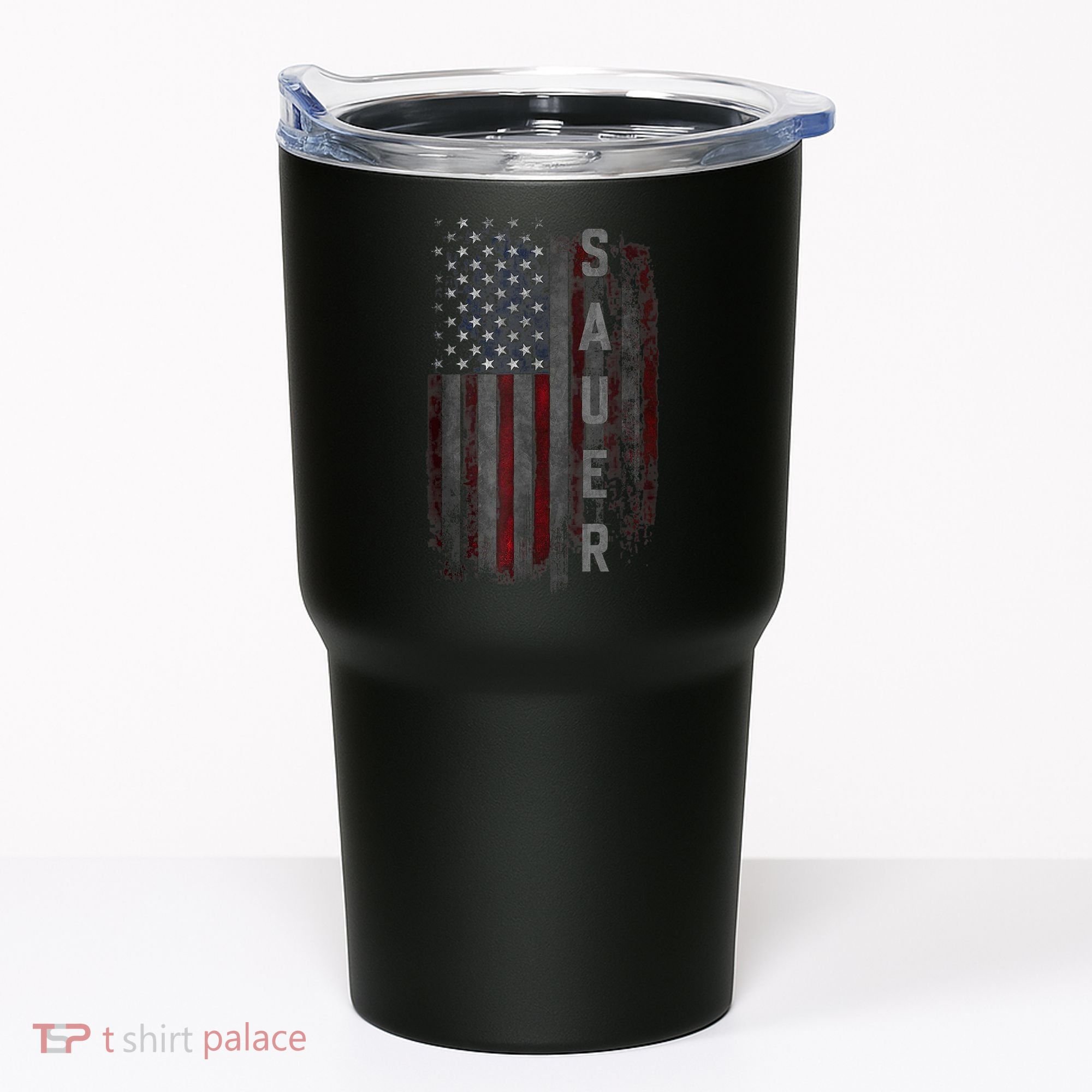 Sauer Family American Flag Tumbler