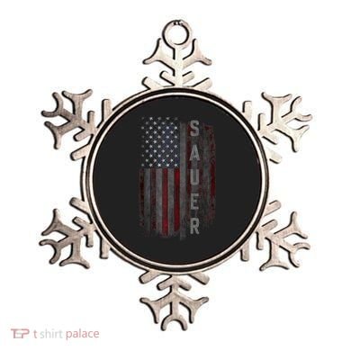 Sauer Family American Flag Ornament