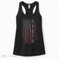 Sauer Family American Flag Women's Tank Top thumb 0