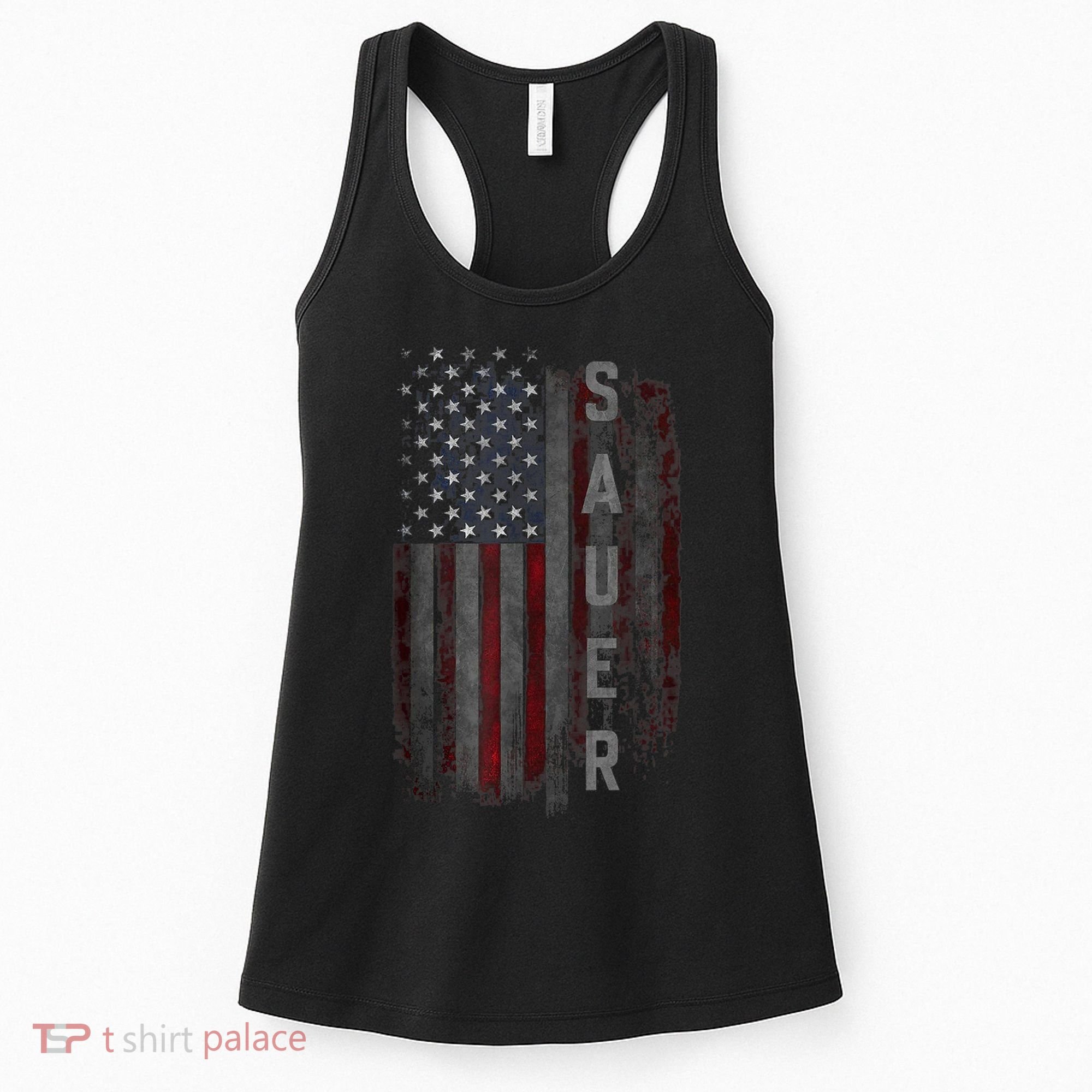 Sauer Family American Flag Women's Tank Top