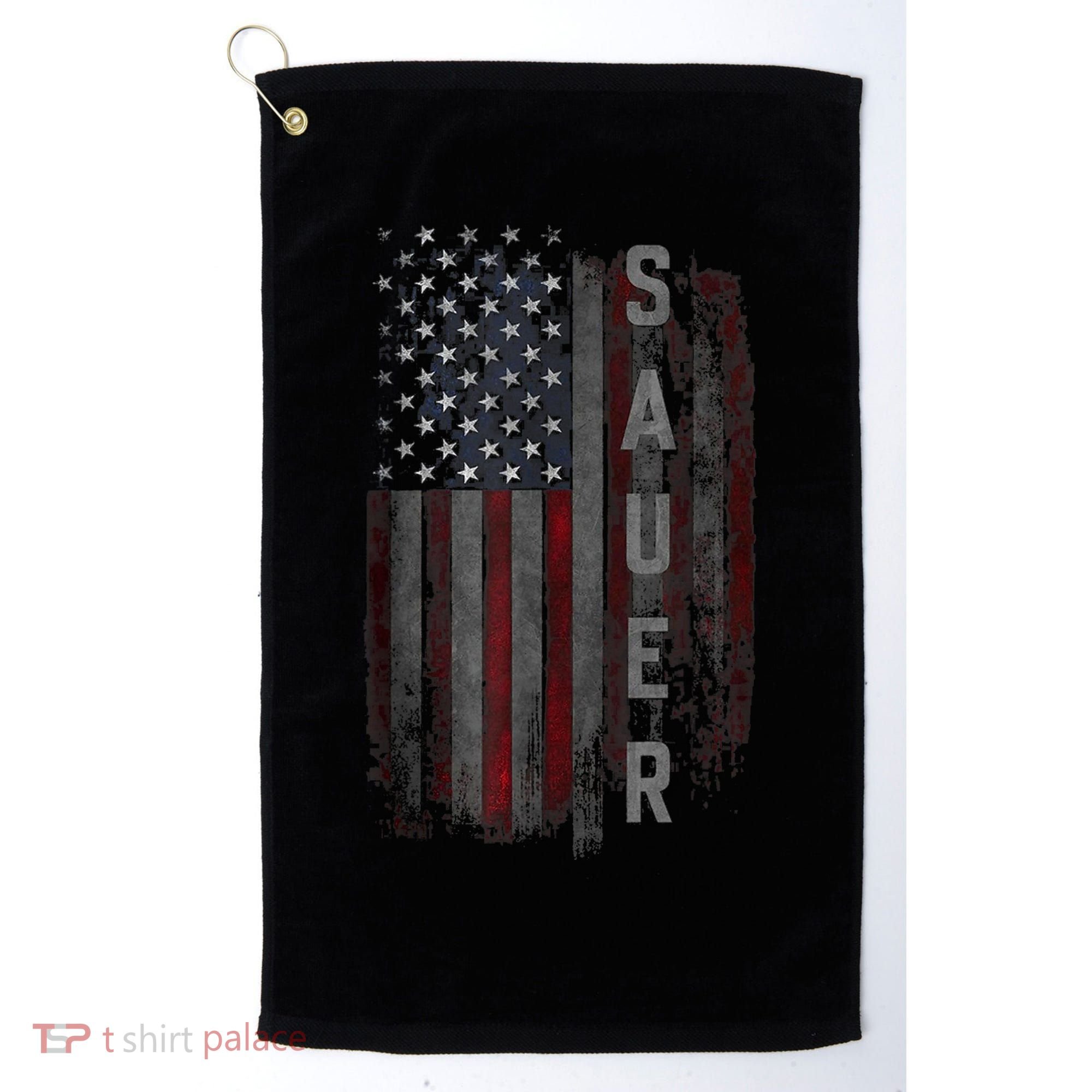 Sauer Family American Flag Golf Towel