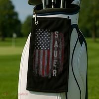 Sauer Family American Flag Golf Towel thumb 2
