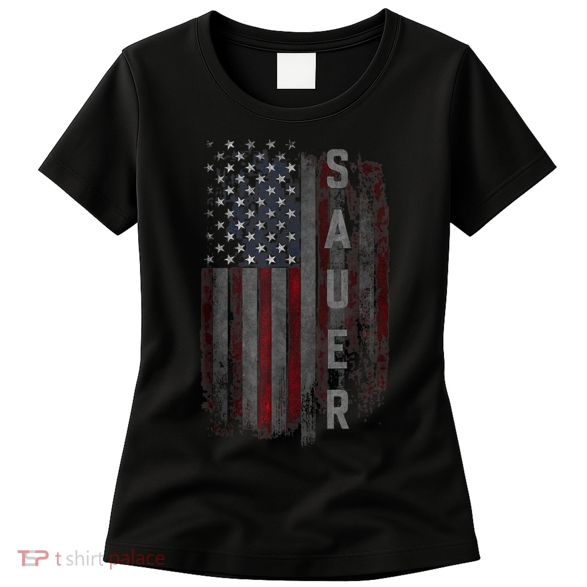 Sauer Family American Flag Women's T-Shirt