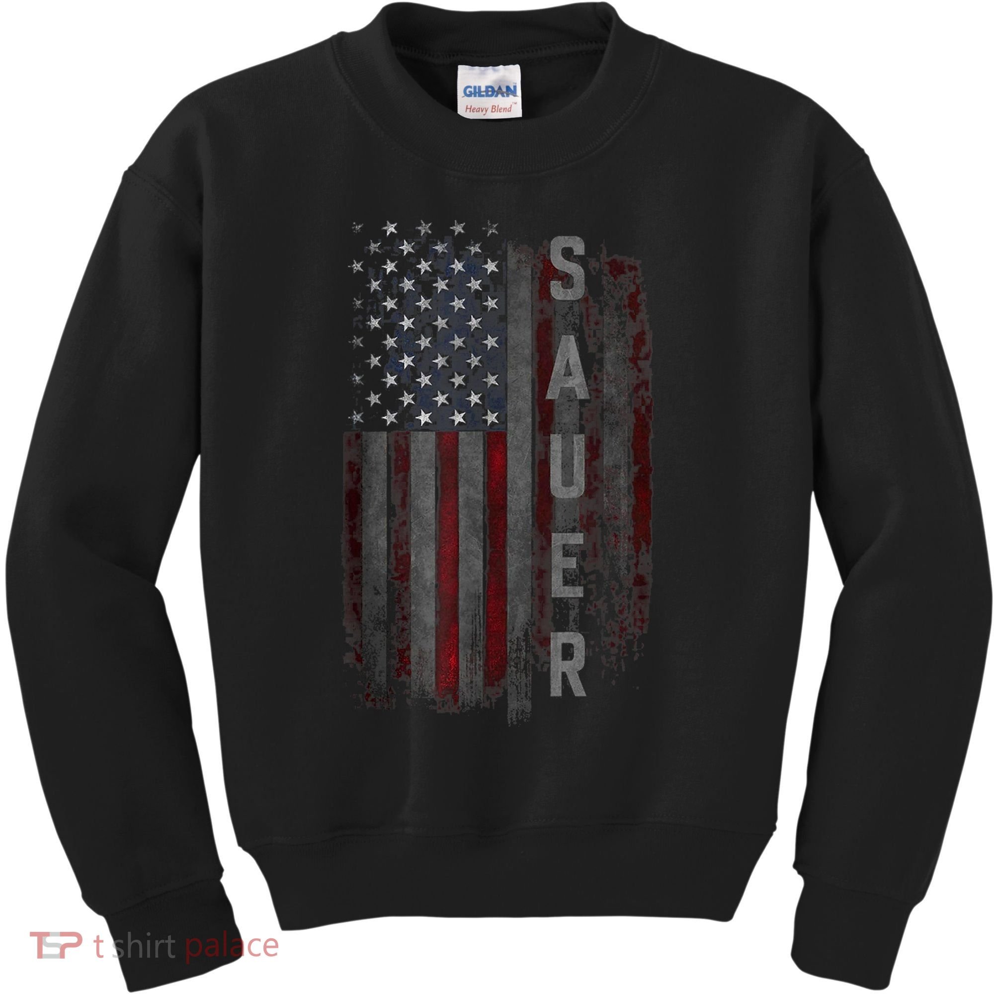 Sauer Family American Flag Kids Sweatshirt