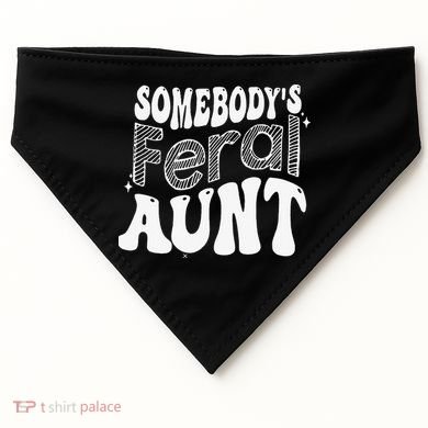 Somebody's Feral Aunt USA-Made Doggie Bandana