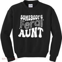Somebody's Feral Aunt Kids Sweatshirt thumb 0