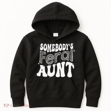 Somebody's Feral Aunt Kids Hoodie