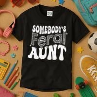 Somebody's Feral Aunt Kids T-Shirt thumb 3
