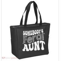 Somebody's Feral Aunt Tote Bag thumb 2